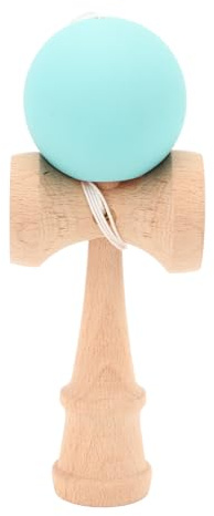 Vikye Kendama, Jouet d'habileté en Bois avec Construction en Bois de Hêtre Durable, Entraînement à la Coordination œil-Main pour Les Jeux de Fête et Les Loisirs en Plein Air (Green)