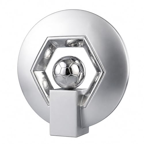 Huadafun Replica Trofeo Lega Calcio Francia, Coppa Campione Soccer da Collezione, Regalo per Tifosi, Decorazione Ufficio Bar Club