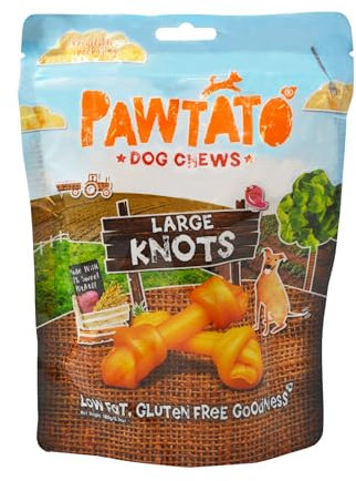 Benevo Pawtato Knots - vegan/vegetarisch - Kauknochen in Knotenform, 180g