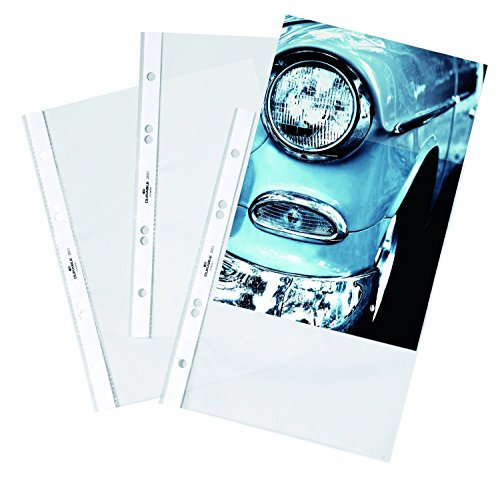 Durable Hunke & Jochheim Prospekthülle, oben, DIN A5, PP, glänzend, 0,8 mm, glasklar (100 Stück)