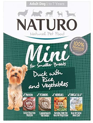 Mini Dog Duck & Rice with Vegetables Wet Food for Adult Dogs Trays 150g x 7