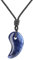 COAI Geschenkideen Unisex Japanische Magatama Kommaförmige Horn Anhänger aus Sodalith Amulett Glückskette