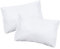 MOON Classic - 2er Pack Hotelkissenbezug Linon aus 100% Baumwolle - 140g/m² - Kissenbezug ca. 40x80 cm - mit Hotelverschluss - 95° (weiß)