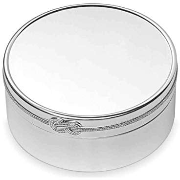 Wedgwood Infinity Aufbewahrungsbox, rund, 18 cm.