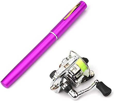 Lixada 1 Mt / 1,4 Mt Tasche Faltbare Angelrute Reel Combo Mini Pen Angelrute Kit Teleskop Angelrute Spinnrolle Combo Kit