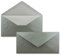 1000 x DIN Lang Briefumschläge - Silber mit weißem Seidenfutter - 11x22 cm - 100 g/m² - ideal für Einladungen, Weihnachtskarten, Glückwunschkarten aus der Serie Farbenfroh