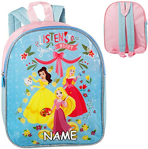 alles-meine.de GmbH Kinder Rucksack - Princess - Rapunzel - inkl. Name - Tasche - beschichtet & wasserfest - Kinderrucksack/groß Kind - Mädchen - z.B. für Kindergarten/Vorsch..