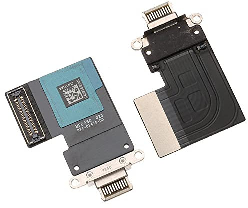 T Phael Dock Connector Replacement Compatible with iPad Pro 11 inch 2018 A1979 A1980 A2013 A1934 | iPad Pro 12.9 inch 3rd 2018 A1876 A1895 A1983 A2014 Charging Port Assembly Flex Cable(White)