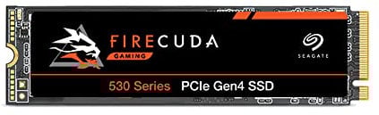Seagate FireCuda 530 NVMe SSD, 4 TB, SSD interno, M.2 PCIe Gen4 ×4 NVMe 1.4, 7300 MB/s, 3D TLC NAND, 5100 TBW, 1,8 M horas MTBF, para PS5/PC, 3 años Rescue Services (ZP4000GM3A013)