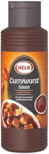 Hela Curry German Sausage Sauce Curry Ketchup BBQ Currywurst Tomato Fries Burger, 300ml