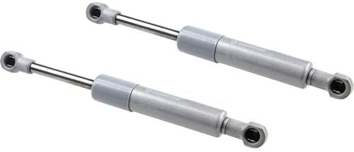 Gedotec Gasdruckfeder 500N LIFT-O-MAT 2 Stück | Kesseböhmer Gasdruckdämpfer für HSB Hochschwenkbeschlag | Stoßdämpfer für Klappe, Schranktür & Küchenschrank | Kompressionsfeder mit Anleitung