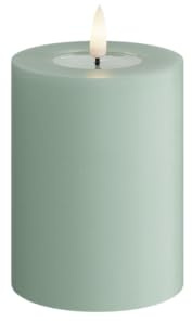 Deluxe Homeart Salbei Green Stumpenkerze 7,5 * 10 cm