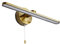 LANMOU Vintage Spiegellampe Messing mit Schalter, 3000K LED Badezimmer Wandleuchte Retro, IP44 Wasserdicht Bad Spiegelleuchte LED Schminklicht Badlampe LED Bilderleuchte,40cm/12w