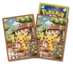 Pokemon TCG 64ct Card Sleeves Pikachu's Gift