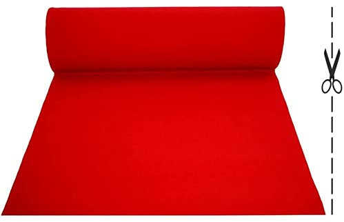 10M 20M 30M Gangläufer-Teppich für Hochzeit, Event-Zeremonie, Gehweg-Teppich, verschleißfester 2-mm-Polyester, roter Läufer, Runway-Teppich, Dekoration, Hochzeit, Kirchenparty, zuschneidbar ( Size : 1