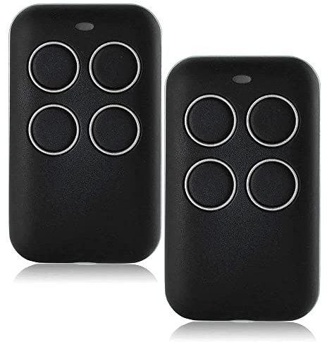 Mando a Distancia Universal BIP - 433 Mhz - Iluminación Exterior Automática para Puertas de Garaje - Largo Alcance - Amplia Compatibilidad - Fácil Programación (2PCS)