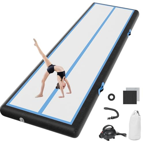 airtrack matte mit elektrischer Luftpumpe 10cm hoch 3 M Tumbling Matten Aufblasbare turnmatte Matte gymnastikmatte Yogamatte Camping Trainingsmatte