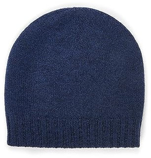NEO B - CASHMERE | Mütze | Schlauchgestrickt | 100% Kaschmir | Unisex | Hergestellt in Italien (Blau)