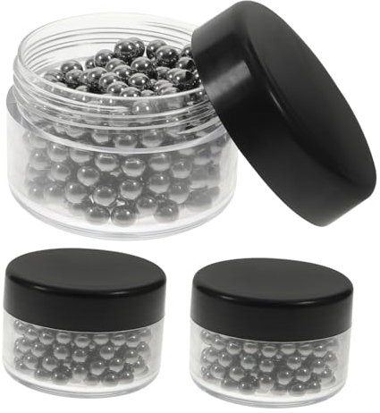 PartyKindom Nail Polish Shaker Stainless Steel Whisk 900pcs Paint Mixing Ball Coating Stainless Steel Glass Stainless Steel Agitator Nail Polish Steel