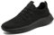 QIJGS Sportschuhe Herren Sneaker Running Laufschuhe Schwarze Schuhe Turnschuhe Wanderschuhe Straßenlaufschuhe Tennisschuhe Athletic Leicht Fitnesss Jogging Walking Fashion Slip on 42