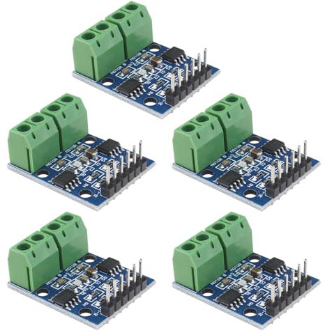 The Lord of the Tools 5 Stück L9110S Motortreibermodul H-Brücke Dual DC Motor Schrittmodul Motortreiber Controller Board Dual Channel Motortreibermodul