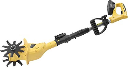 Elektro Motorhacke, Drahtlose Motorhacke, Handgeführt Bodenhacke Bodenfräse Zum Pflügen Wenden des Bodens öffnen Von Furchen Unkrautjäten