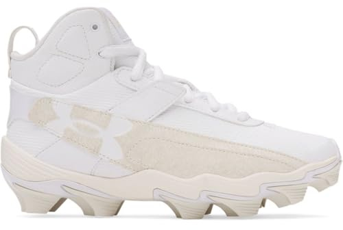 Under Armour Boys' Harper 10 Rm Jr Trainers, 100 White Stone Brownstone, 3.5 UK