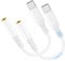 Adaptateur de Prise de Casque à 3,5mm, 2Pack Adaptateur USB C Jack avec DAC, écouteurs Numérique Type C vers Audio Compatible avec Galaxy S24 S23 S20 Huawei Google Pixel 9/8