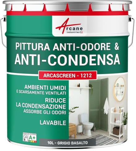 Peinture anti condensation, anti odeur, moisissure - 10 L Gris Basalte - RAL 7012 - ARCANE INDUSTRIES