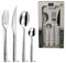 AMEFA - 24-Piece Cutlery Set for 6 People - Calligraphy - Stainless Steel 18/0, Mirror Finish