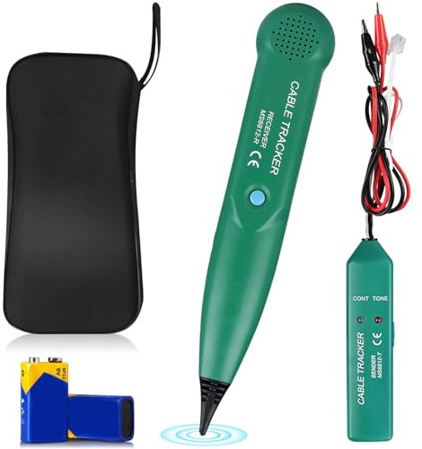 GOEDCH Multifunctional Cable Tracker mit Akku: Kabelbruch Suchgerät Mähroboter, Mähroboter Kabelbruch Finden, Kabelsuchgerät für Identifizierung und Überprüfen von Kabeln, Telefonleitungstest