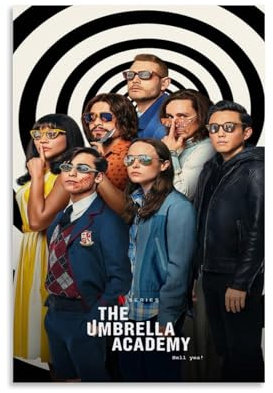 ZBSXLBNG The Umbrella Academy Poster Dekorative Malerei Leinwand Wandkunst Wohnzimmer Poster Schlafzimmer Malerei 08x12inch(20x30cm)