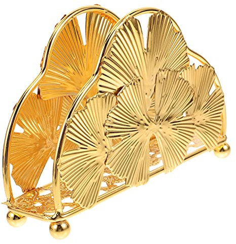 OKUMEYR Stehender Serviettenhalter Aus Metall Serviettenspender Für Esstisch Modernes Design Für Küche Für Arbeitsplatte