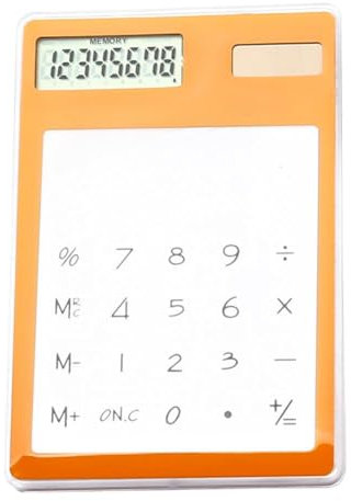 DTREELS Solar Calculator Ultra Thin Office Computing Tool For Students Plastic Construction P5K2 1PCS Calculator