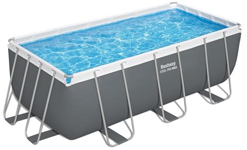 Bestway 5616P-7 Piscine de Base Hors Sol Steel Pro Max de 412 x 201 x 122 cm