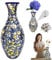 Lotvic 3D Puzzle Vase, 160 Pieces 3D Jigsaw Puzzles for Adults, Unique 3D Art Flower Vase Puzzle for Flowers Arrangement and Home Decor (Detachable)