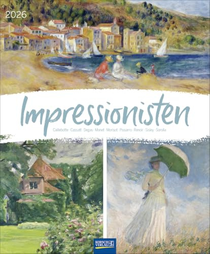 Impressionisten - Kalender 2026 - Art-Format - Korsch-Verlag - Kunstkalender - 45,5 cm x 55 cm