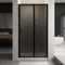AQUARA 1200mm Sliding Shower Enclosure for Wetroom, 6mm Easy Clean Tempered Glass Sreen, Matte Black with Grey Glass, Reversible