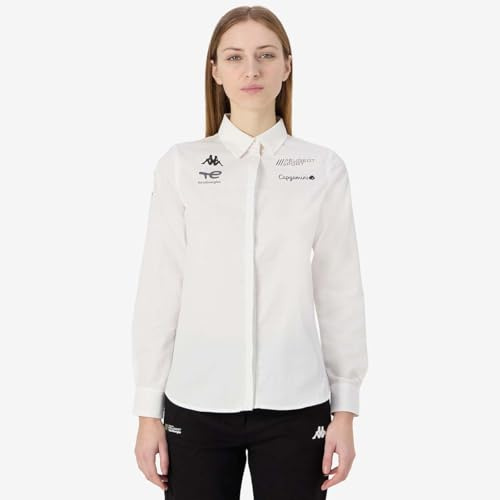 Kappa ANLEYW Peugeot Sport Shirts | sportliches Design | erhältlich in verschiedenen Größen/Farben | Weiß, S
