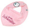 Elefantasie HALSTUCH mit Spruch große Schwester für Baby oder Kind rosa aus Baumwolle in Einheitsgröße
