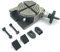 4 Inches (100 mm) Rotary Table 4 Slot for Milling Machine + M6 clamp kit