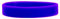 Silicone Wristbands Pack of 10 Infant Sizes Choice of Colours (Blue)