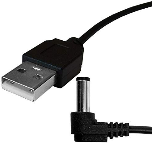 1.5m USB A to DC Power Cable 5.5mm 2.1mm Barrel Jack Cable 5v for DJ Controller, HUB Splitter, LED Lights, Electronic Devices, Routers, Speakers, LCD CCTV Cameras, TV Box