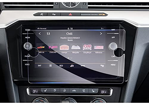 GAFAT Kompatibel mit VW Passat B8 GTE Variant Alltrack 2018-2022 2023 8 Navigation Schutzfolie, Gehärtetes Glas Displayschutzfolie für 8 Zoll Discover Media, Stoßfest, 9H Anti-Kratzen
