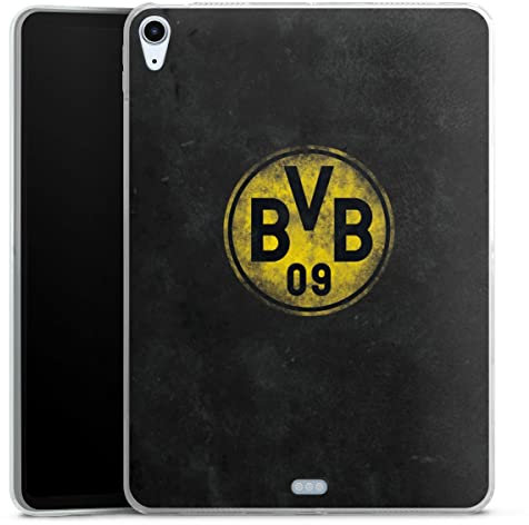 DeinDesign Silikon Hülle kompatibel mit Apple iPad Air 2020 (2020) Case Tablet Hülle Borussia Dortmund BVB Fanartikel