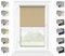 MARDOM Thermorollo - Rollo Ohne Bohren -Thermo Fenster Rollos für Innen - Modische Thermo Rollo - Stilvolle Rollo Innen Fenster (Beige,102.5x150 cm (Stoffbreite: 98.5))