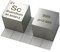 嘉信誉 Scandium (SC) Dichtewürfel, Laborqualität, präzise über 99,9 % hochrein, verwendet für Laborexperimentsmaterialien, persönliche Hobbys und Sammlungen (Größe: 10 mm, Farbe: matt)