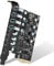 USB 3.2 Gen 2 PCIe Karte 8 Port, 10Gbps PCI Express Erweiterungskarte Interner USB Hub Konverter für Desktop PC