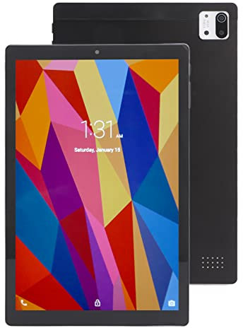Jectse Tablet da 10,1 Pollici, Tablet PC 2.4G 5G Dual Band WiFi Calling Touch Tablet, 6 GB 128 GB Rom IPS HD 8, Batteria 5800 mAh, 5 MP 13 MP, Dual SIM Daul Standby per Android 1