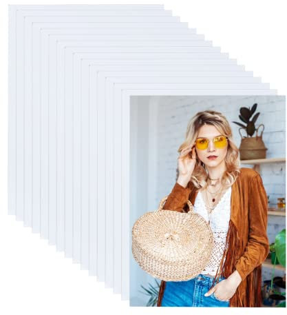 16 Stück Sublimations-Metallrohlinge, 15,2 x 20,3 x 0,4 mm, Aluminium-Sublimations-Foto-Rohlinge, Aluminium-Fotoschild, blanko, Metall-Foto-Rohlinge, Fotoschild für Sublimationsdruck, Dekoration, DIY